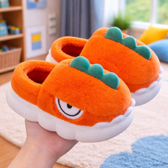 SoftStep Monster – Ciabatte Bimbo in Peluche Antiscivolo con Suola Ultra Comfort 👣✨